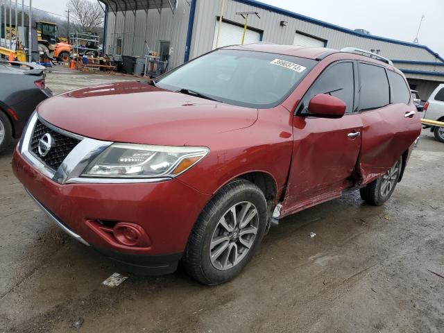 5N1AR2MN6DC658918 - 2013 NISSAN PATHFINDER S BURGUNDY photo 1