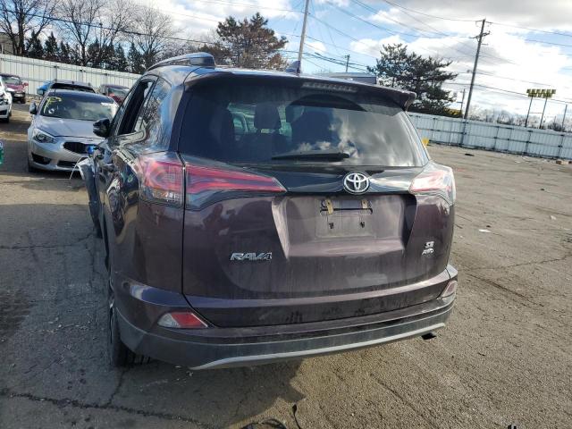 2T3JFREV0HW676631 - 2017 TOYOTA RAV4 SE MAROON photo 6