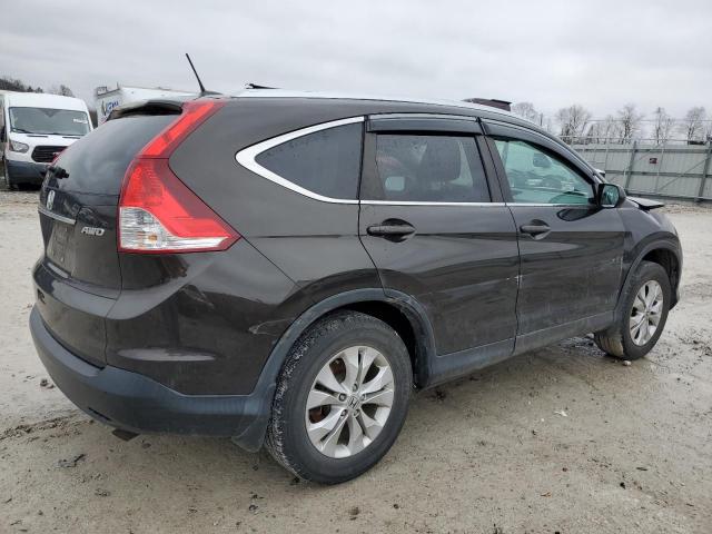 2HKRM4H77EH692448 - 2014 HONDA CR-V EXL BROWN photo 3