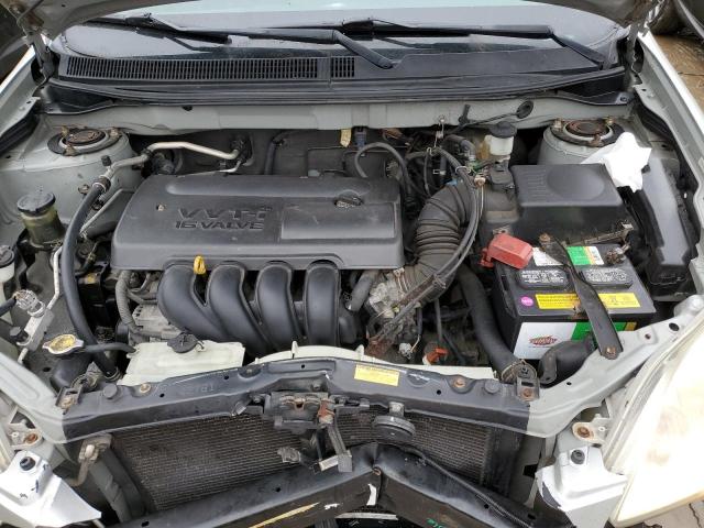 2T1KR32E13C122823 - 2003 TOYOTA COROLLA MA XR GRAY photo 11