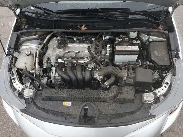 5YFEPMAE7MP237681 - 2021 TOYOTA COROLLA LE SILVER photo 11