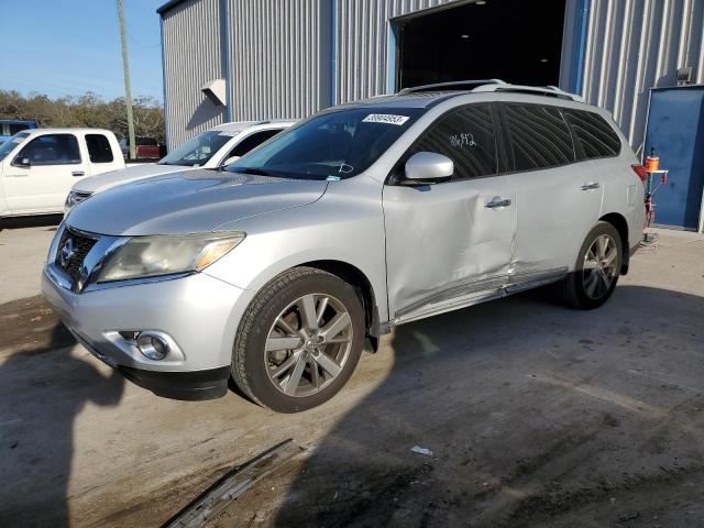 5N1AR2MN0FC687253 - 2015 NISSAN PATHFINDER S SILVER photo 1