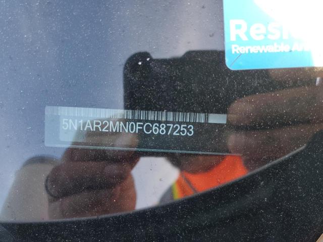 5N1AR2MN0FC687253 - 2015 NISSAN PATHFINDER S SILVER photo 13