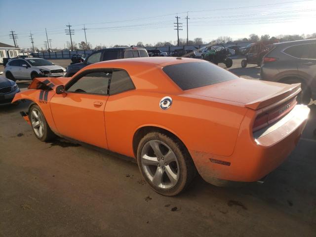 2C3CDYAG1EH187154 - 2014 DODGE CHALLENGER SXT ORANGE photo 2