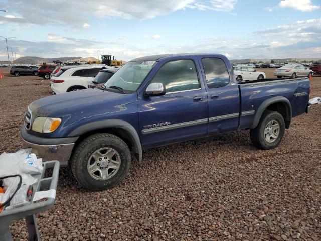 5TBRT34122S248374 - 2002 TOYOTA TUNDRA ACCESS CAB BLUE photo 1