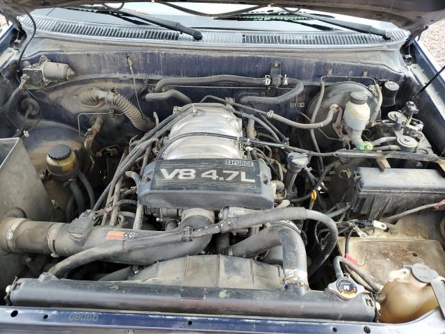 5TBRT34122S248374 - 2002 TOYOTA TUNDRA ACCESS CAB ლურჯი ფოტო 11