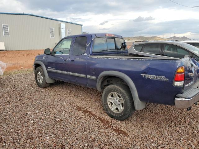 5TBRT34122S248374 - 2002 TOYOTA TUNDRA ACCESS CAB BLUE photo 2