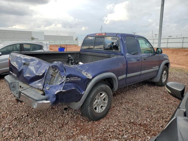 5TBRT34122S248374 - 2002 TOYOTA TUNDRA ACCESS CAB BLUE photo 3