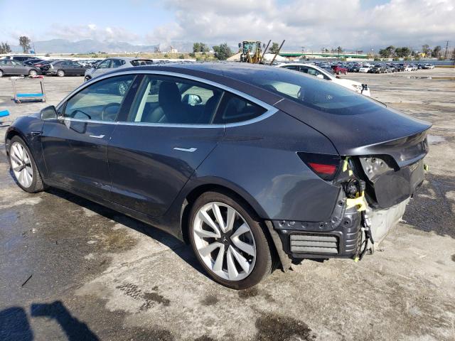 5YJ3E1EAXLF745768 - 2020 TESLA MODEL 3 GRAY photo 2