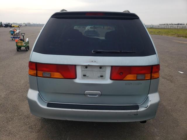 5FNRL18693B152801 - 2003 HONDA ODYSSEY EX TURQUOISE photo 6