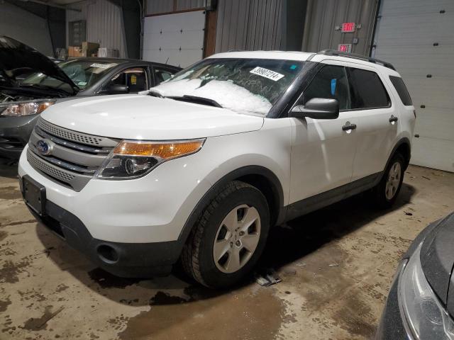 1FM5K8B88DGA71988 - 2013 FORD EXPLORER WHITE photo 1