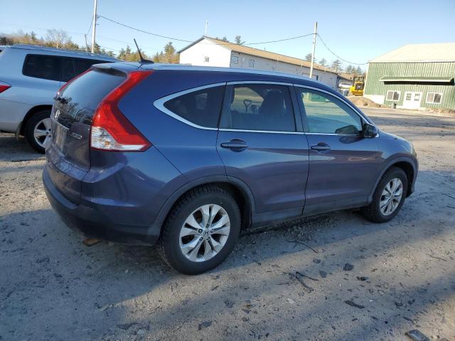 JHLRM4H70CC015530 - 2012 HONDA CR-V EXL BLUE photo 3