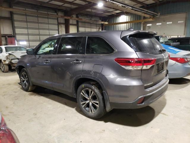 5TDBZRFH1KS941697 - 2019 TOYOTA HIGHLANDER LE GRAY photo 2