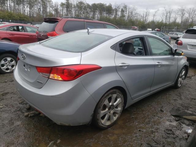 5NPDH4AE0DH295623 - 2013 HYUNDAI ELANTRA GLS SILVER photo 3