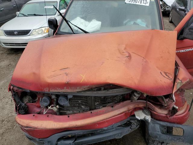 5TESN92N91Z780038 - 2001 TOYOTA TACOMA XTRACAB PRERUNNER წითელი ფოტო 11