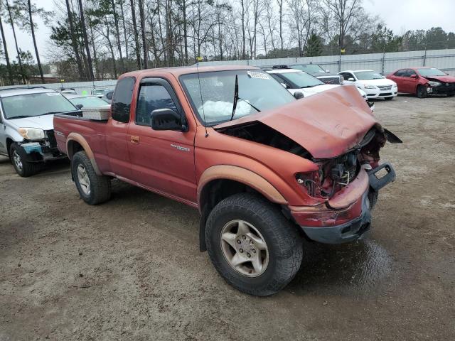 5TESN92N91Z780038 - 2001 TOYOTA TACOMA XTRACAB PRERUNNER წითელი ფოტო 4
