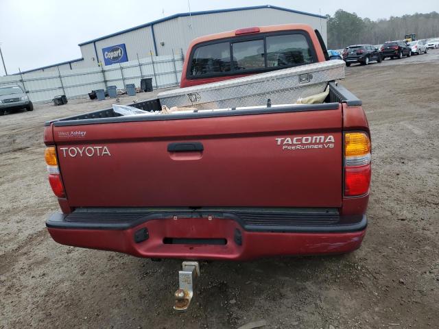 5TESN92N91Z780038 - 2001 TOYOTA TACOMA XTRACAB PRERUNNER წითელი ფოტო 6