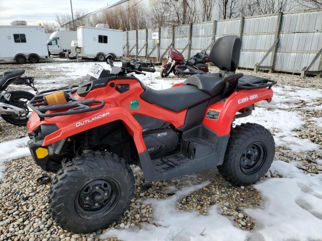 3JBLMAT23HJ000222 - 2017 CAN-AM OUTLANDER 570 RED photo 3