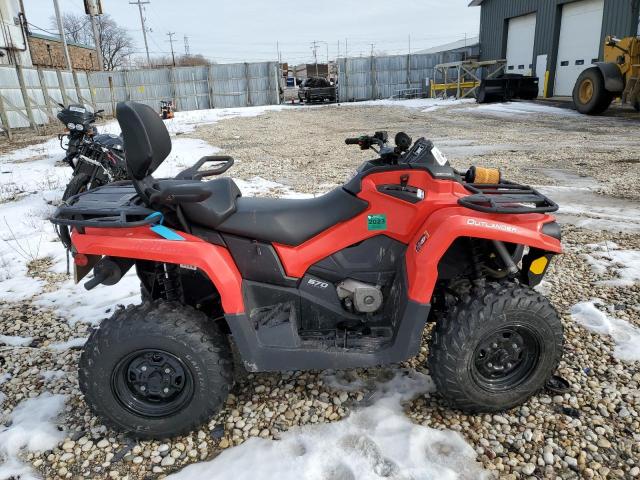 3JBLMAT23HJ000222 - 2017 CAN-AM OUTLANDER 570 RED photo 9