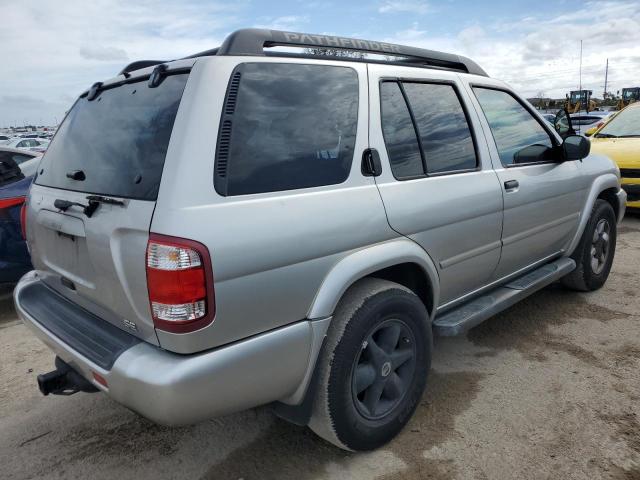 JN8DR09X22W658284 - 2002 NISSAN PATHFINDER LE SILVER photo 3