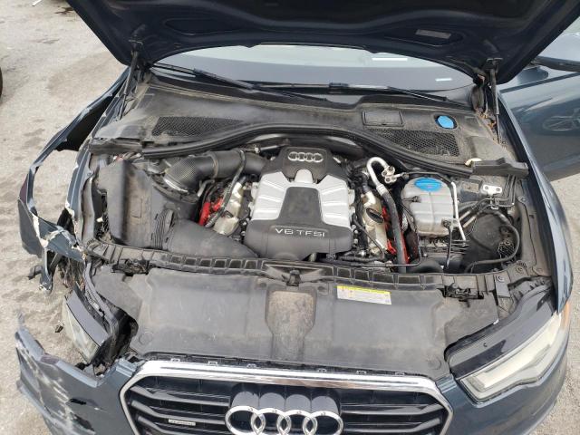 WAUJGAFC2DN048354 - 2013 AUDI A6 PRESTIGE ლურჯი ფოტო 11