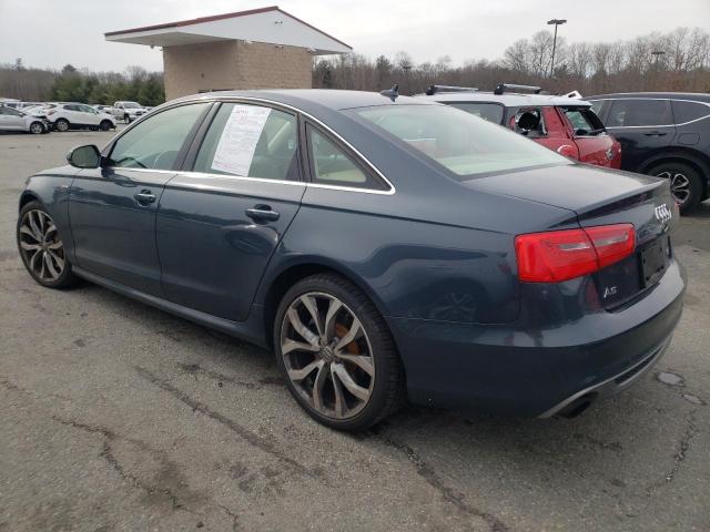 WAUJGAFC2DN048354 - 2013 AUDI A6 PRESTIGE BLUE photo 2