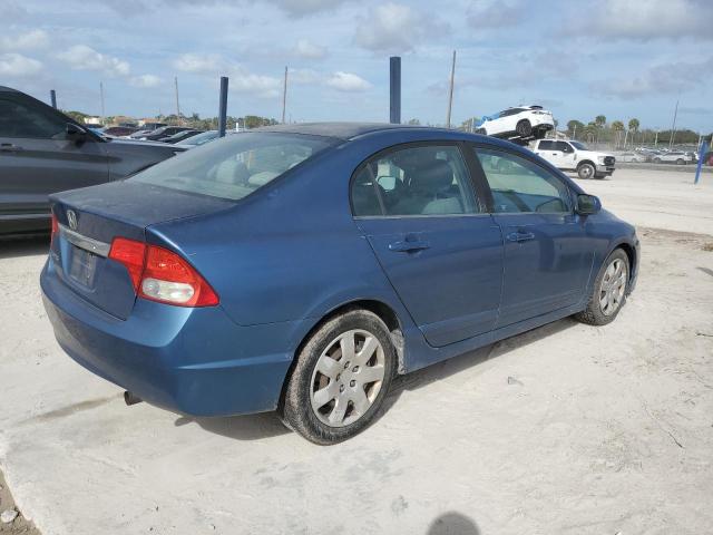 2HGFA1F52AH310939 - 2010 HONDA CIVIC LX BLUE photo 3