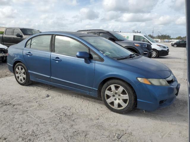 2HGFA1F52AH310939 - 2010 HONDA CIVIC LX BLUE photo 4