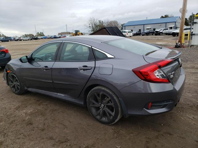 19XFC2F82KE004006 - 2019 HONDA CIVIC SPORT GRAY photo 2