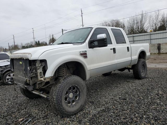 1FTWW31R88ED20317 - 2008 FORD F350 SRW SUPER DUTY WHITE photo 1