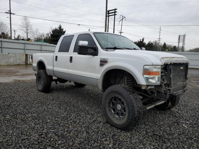 1FTWW31R88ED20317 - 2008 FORD F350 SRW SUPER DUTY WHITE photo 4