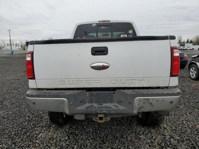 1FTWW31R88ED20317 - 2008 FORD F350 SRW SUPER DUTY WHITE photo 6