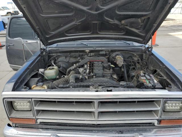 1B7ME3688LS751261 - 1990 DODGE D-SERIES D300 GRAY photo 11