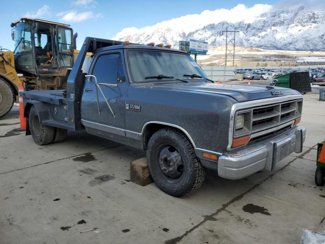 1B7ME3688LS751261 - 1990 DODGE D-SERIES D300 GRAY photo 4