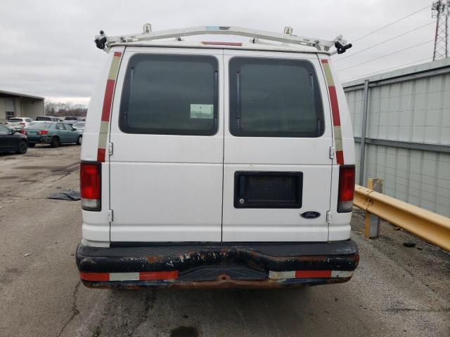 1FTSE34L51HB14000 - 2001 FORD ECONOLINE E350 SUPER DUTY VAN WHITE photo 6