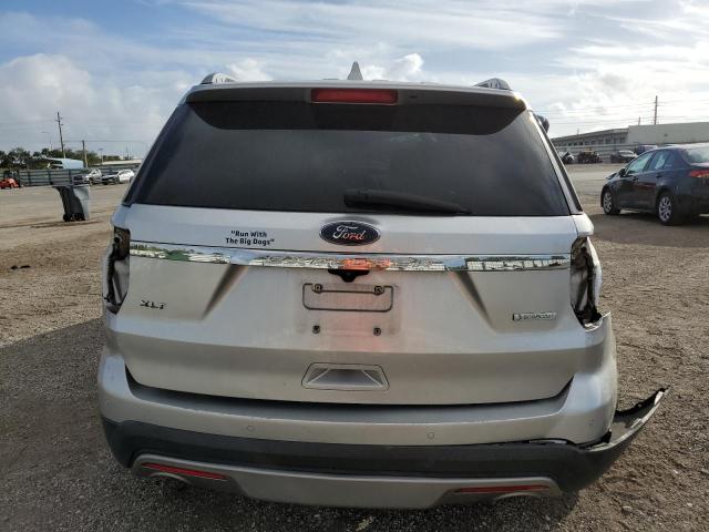 1FM5K7DH3GGC64433 - 2016 FORD EXPLORER XLT SILVER photo 6