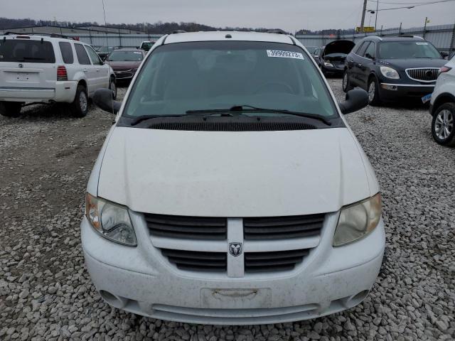 2D4GP44L57R166250 - 2007 DODGE GRAND CARA SXT WHITE photo 5