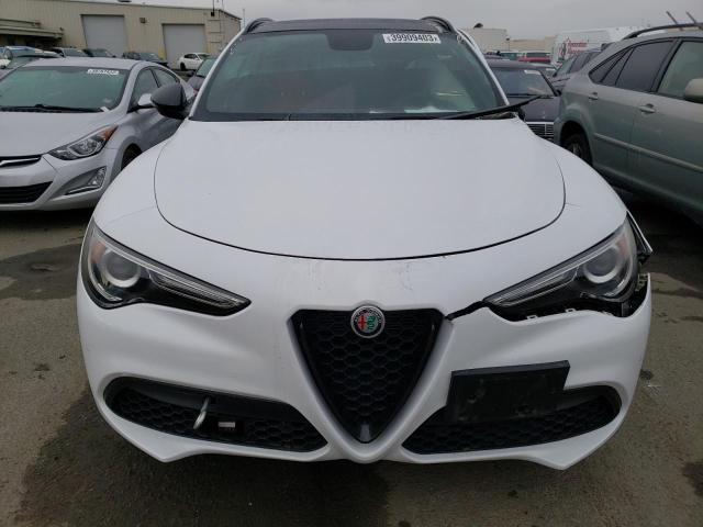 ZASPAKBN2K7C42340 - 2019 ALFA ROMEO STELVIO TI WHITE photo 5
