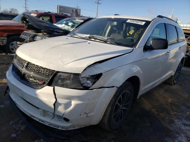 3C4PDCAB7HT603742 - 2017 DODGE JOURNEY SE WHITE photo 1