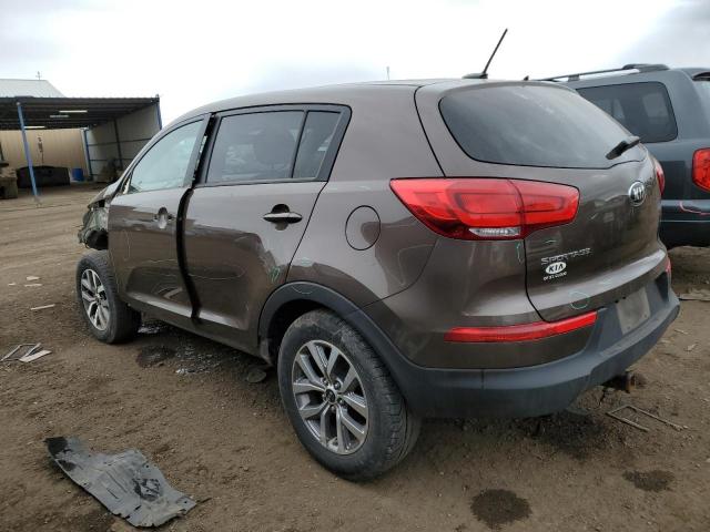 KNDPB3AC4E7639287 - 2014 KIA SPORTAGE BASE BROWN photo 2