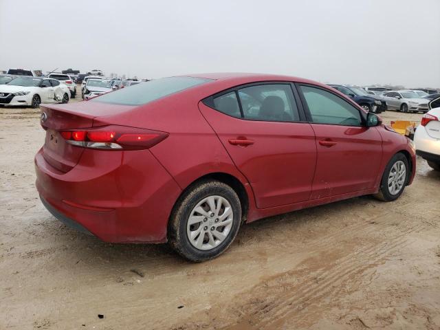 5NPD74LF9JH277142 - 2018 HYUNDAI ELANTRA SE RED photo 3