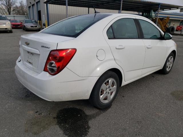 1G1JB5SG4D4185201 - 2013 CHEVROLET SONIC LS 白色 照片 3