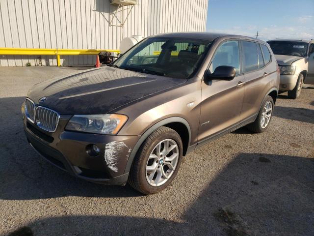 5UXWX7C5XBL734828 - 2011 BMW X3 XDRIVE3 GOLD photo 1