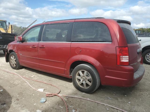 2A8HR54P38R815283 - 2008 CHRYSLER TOWN & COU TOURING RED photo 2