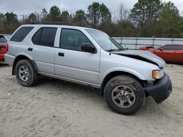 4S2DM58W734305198 - 2003 ISUZU RODEO S SILVER photo 4