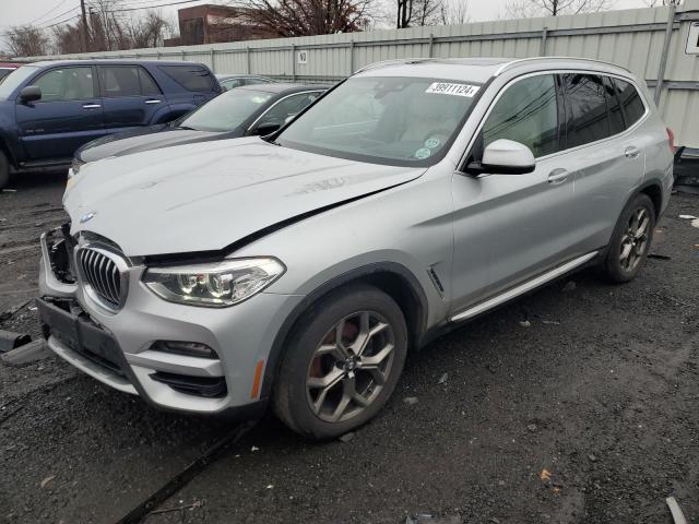 5UXTY5C02M9F05054 - 2021 BMW X3 XDRIVE30I SILVER photo 1