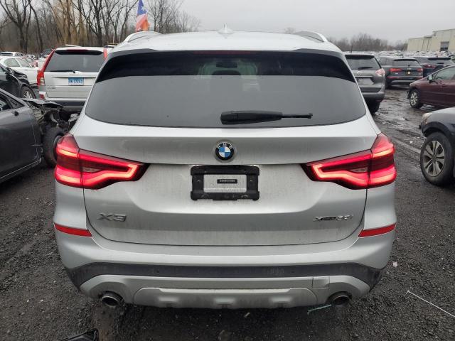 5UXTY5C02M9F05054 - 2021 BMW X3 XDRIVE30I SILVER photo 6