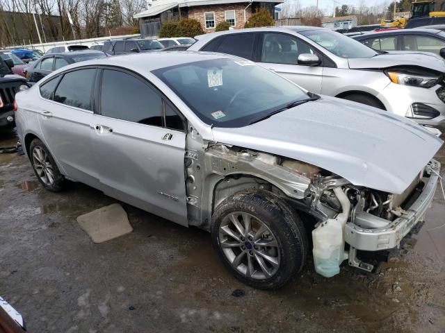 3FA6P0LU1HR381038 - 2017 FORD FUSION SE HYBRID SILVER photo 4