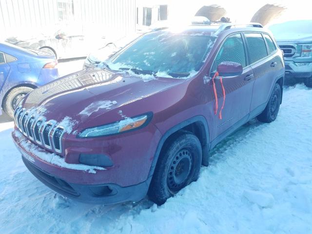 1C4PJMCB7FW509590 - 2015 JEEP CHEROKEE LATITUDE BURGUNDY photo 1