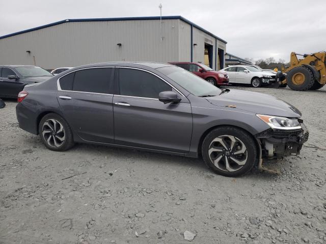 1HGCR2F85HA299665 - 2017 HONDA ACCORD EXL GRAY photo 4